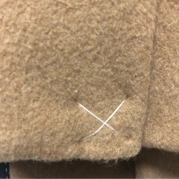 NWT Tommy Hilfiger Mens Dress coat Camel 46 REG Wool Coat - Picture 10 of 14